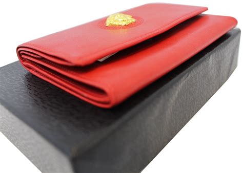 versace red wallet women's|versace wallets for ladies.